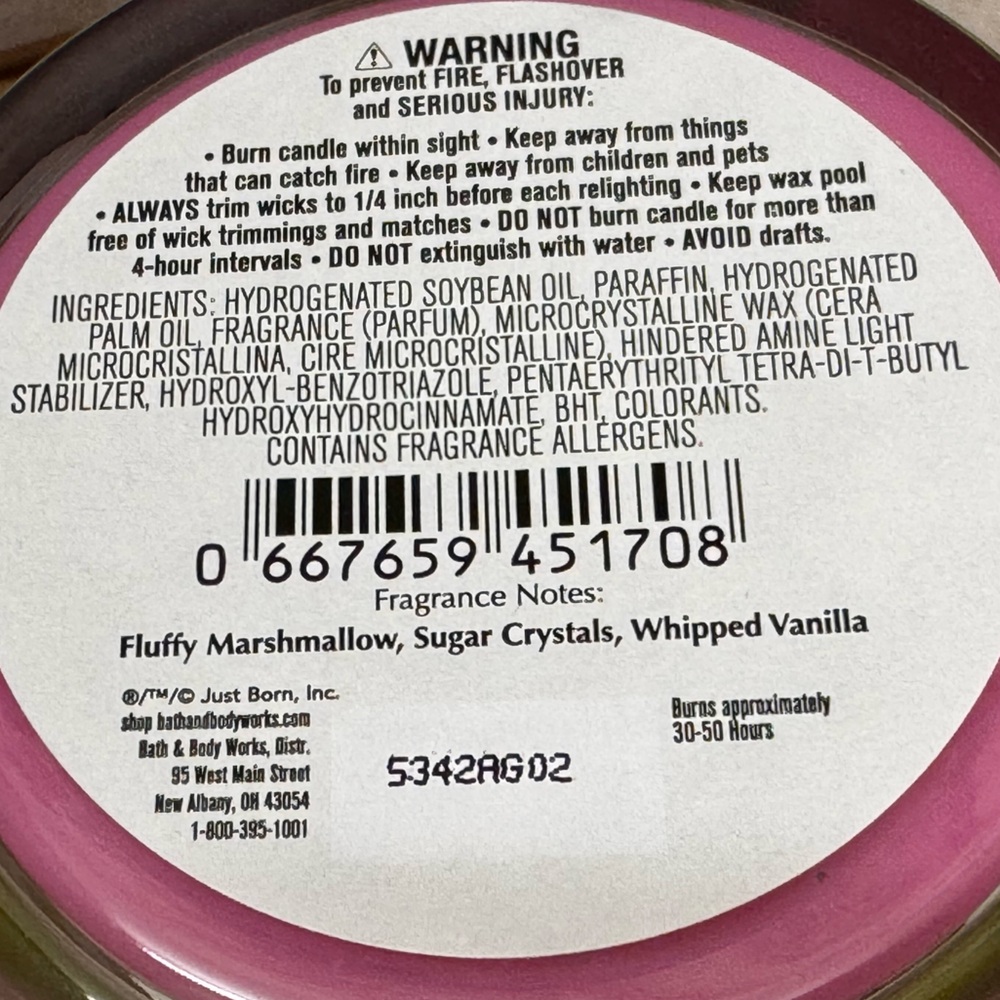 NEW B&BW x Peeps Marshmallow (2) PEEPIN IT REAL single wick candles - Picture 4 of 5